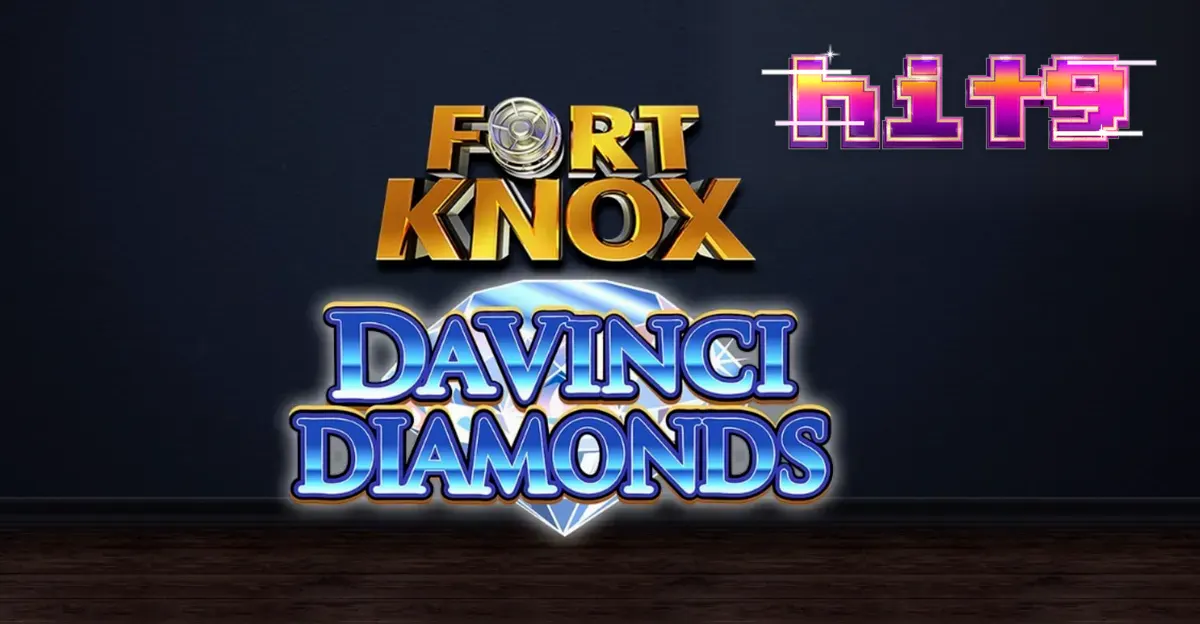 Tampilan visual slot Fort Knox Da Vinci Diamonds dengan elemen seni Renaisans dan brankas mewah.